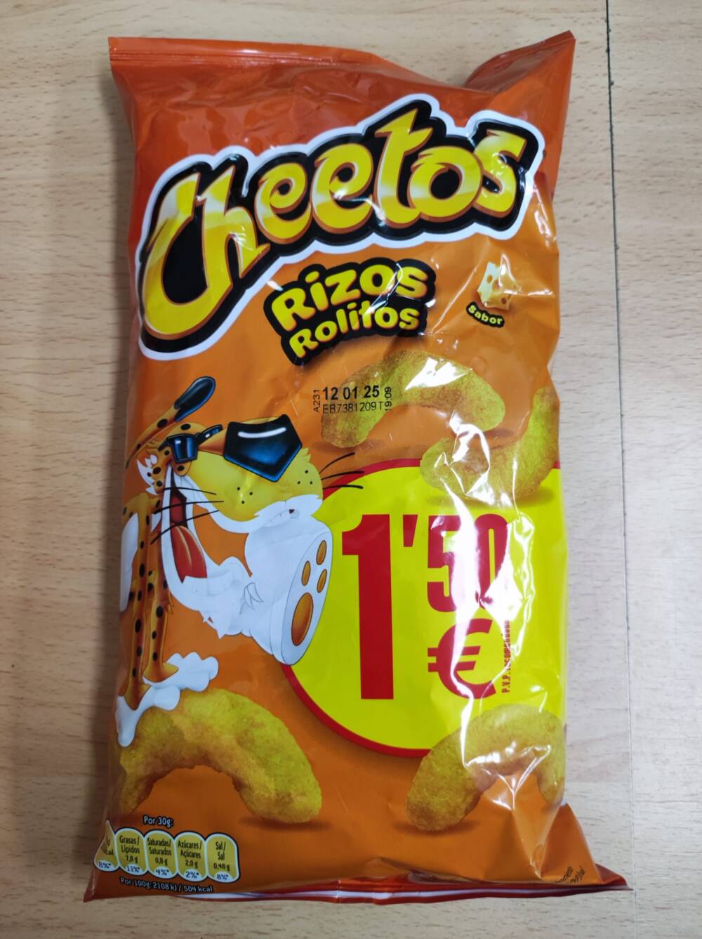 Cheetos rizos rolitos