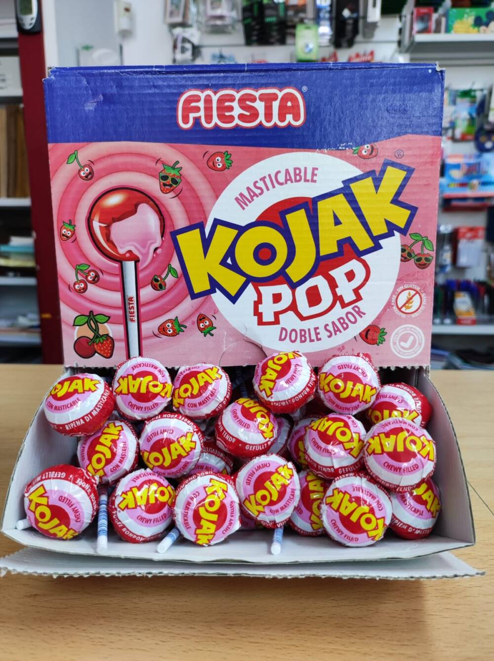 Kojak Pop masticable doble sabor