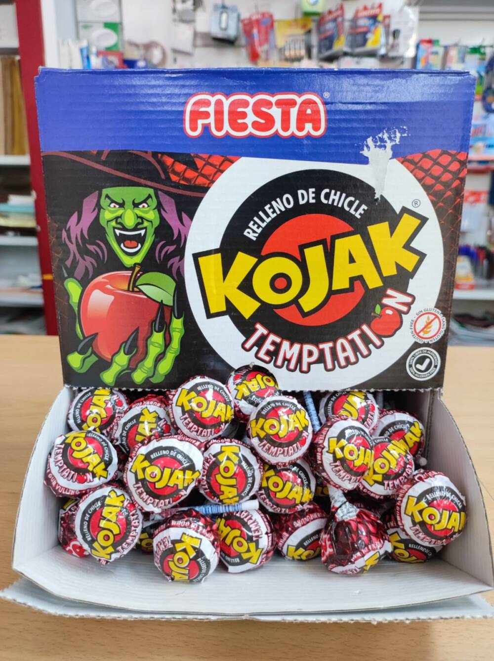 Kojak temptation relleno de chicle