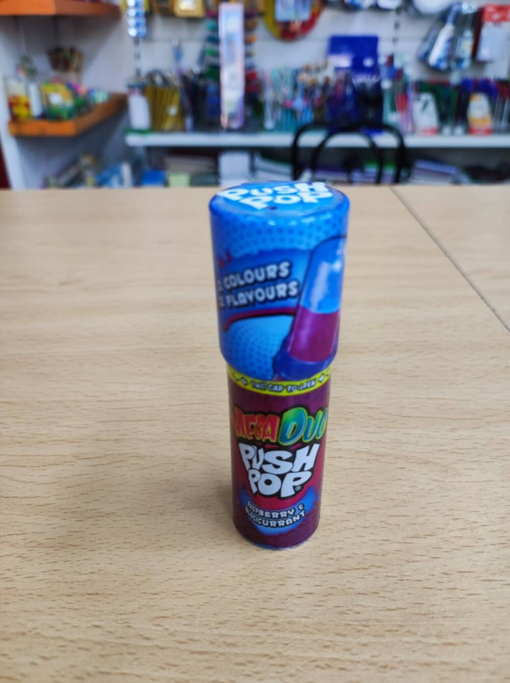 Push Pop mega duo raspberry y blackcurrant