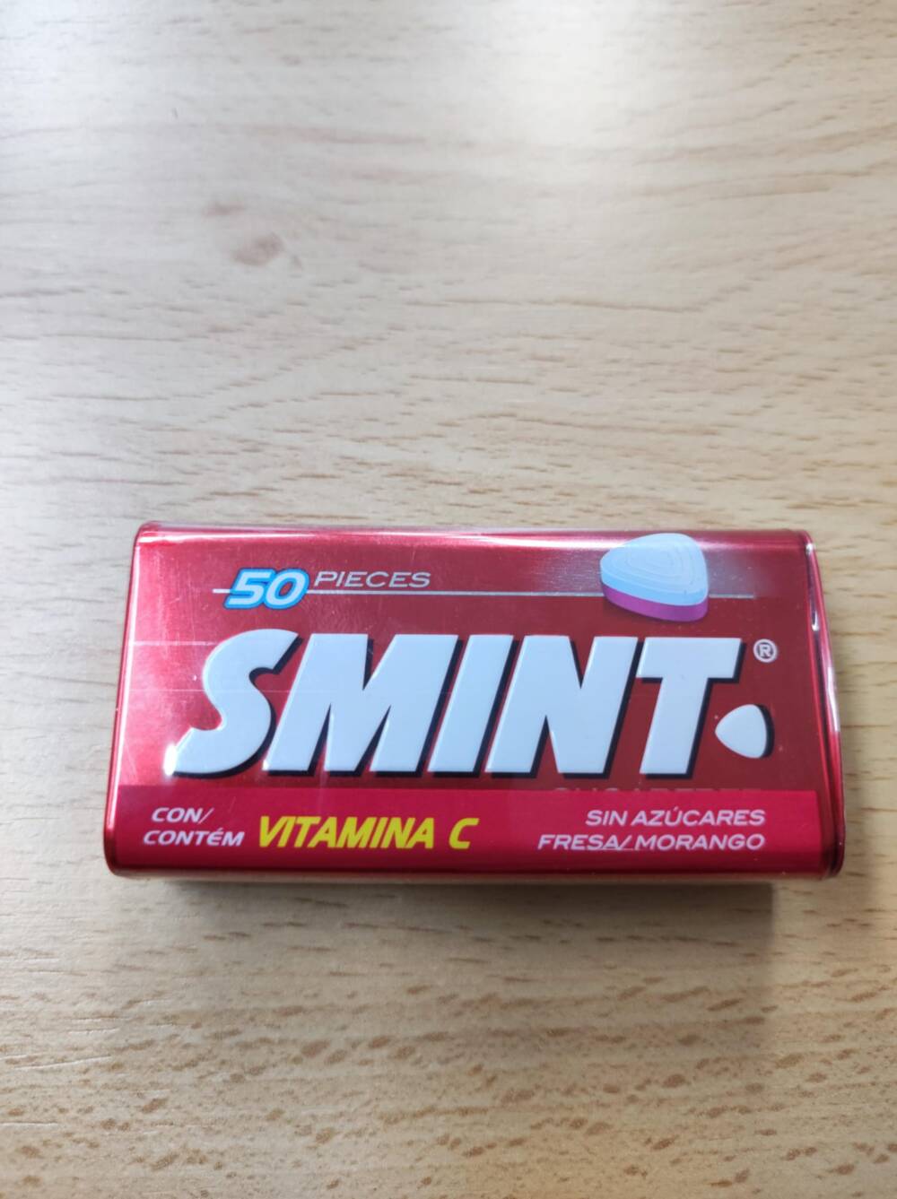 SMINT 50 pieces con vitamina C fresa