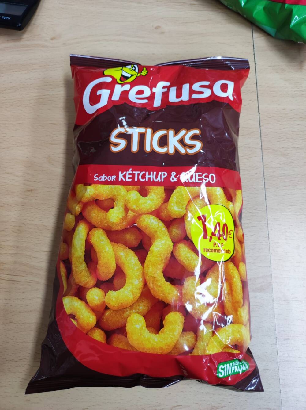 Sticks sabor ketchup y queso