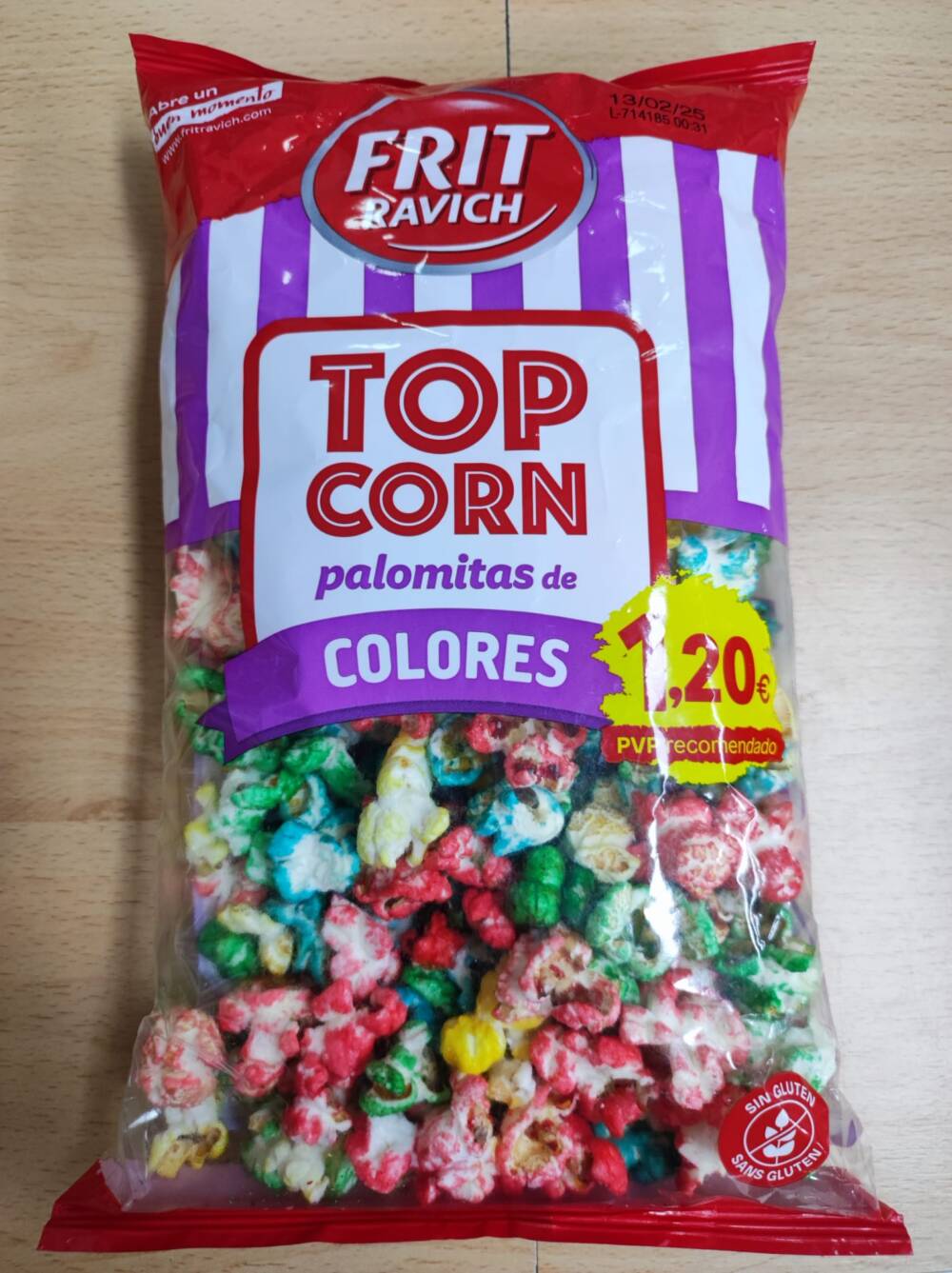 Top Corns palomitas de colores