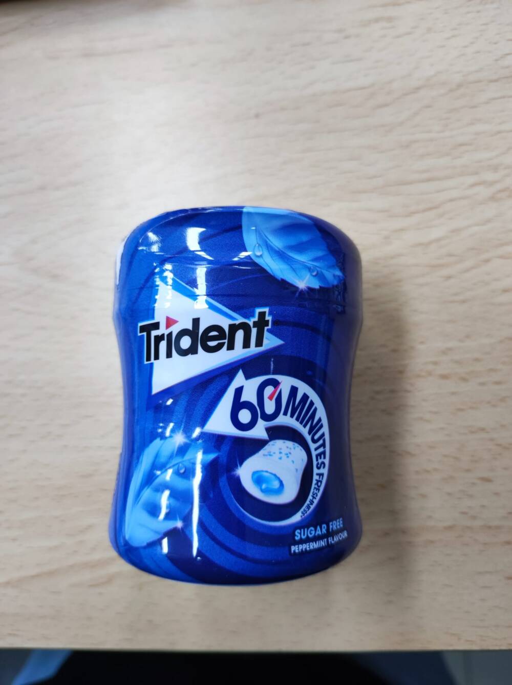 Trident 60 minutes peppermint flavour