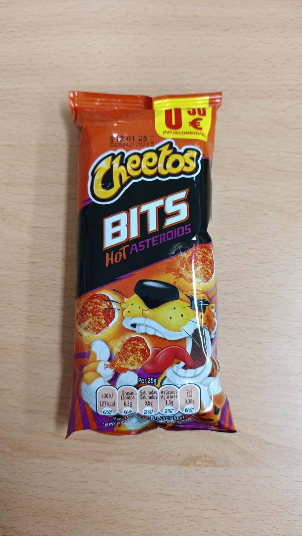 cheetos bits hot asteroids