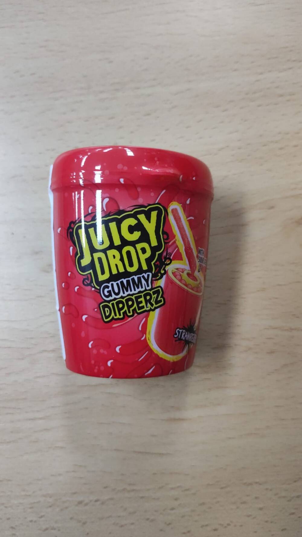 juicy drop gummy dippers strawberry