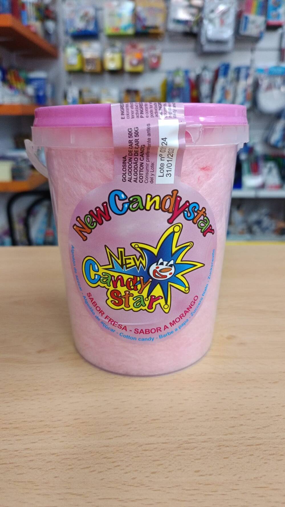 new candy star sabor fresa