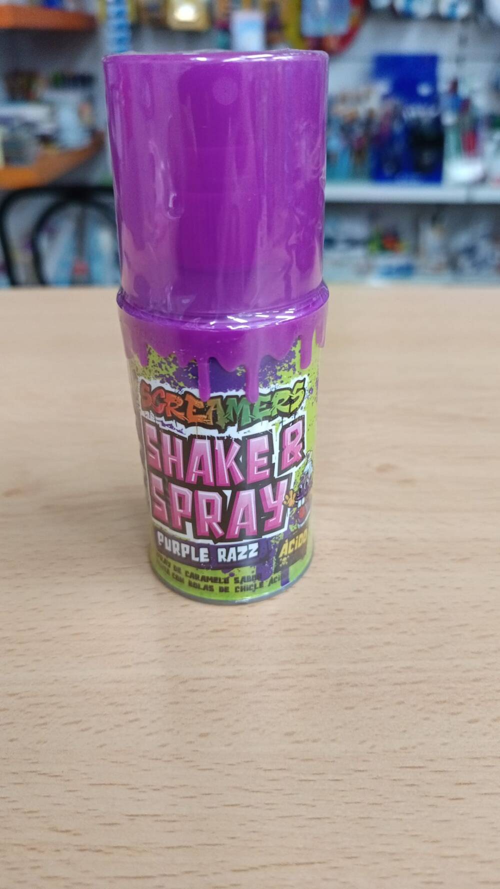 screamers shake y spray purple razz