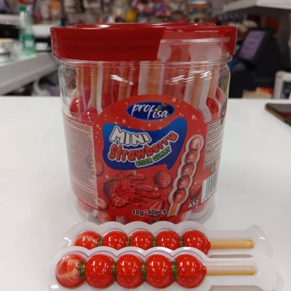 Mini Strawberry Stick Gummy