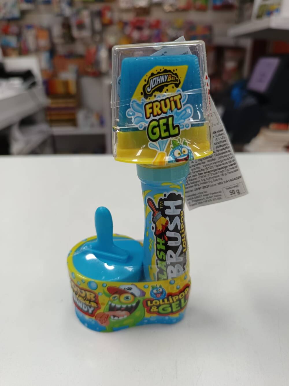 Splash Brush Lollipop (Blueraspberry)