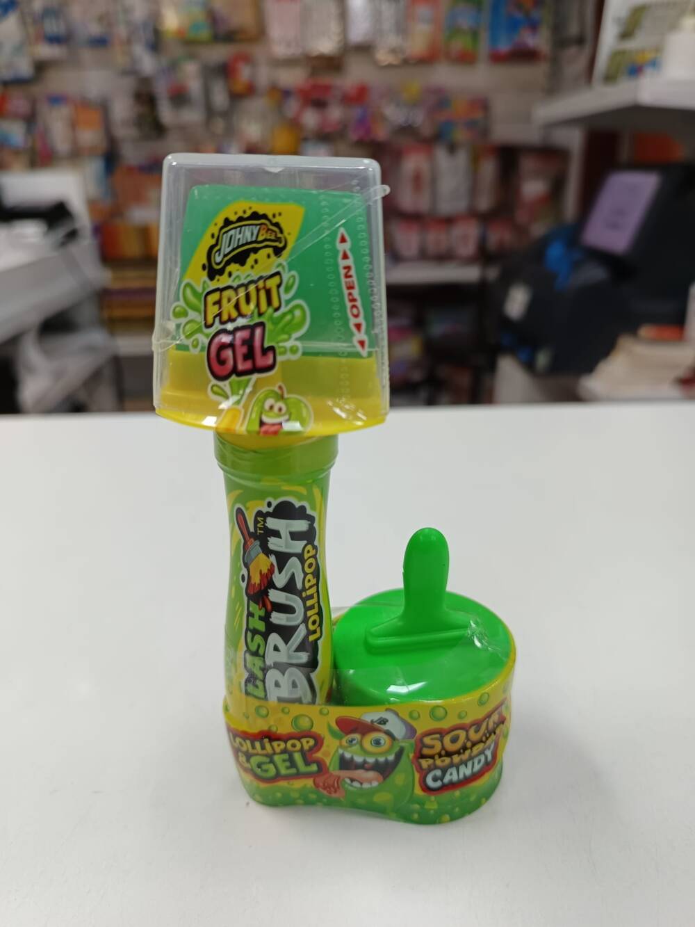 Splash Brush Lollipop (Green Apple)